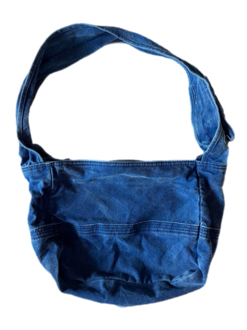 We The Free Waxed Canvas Zip Sling Bag Icelandis Blue - Picture 6 of 16